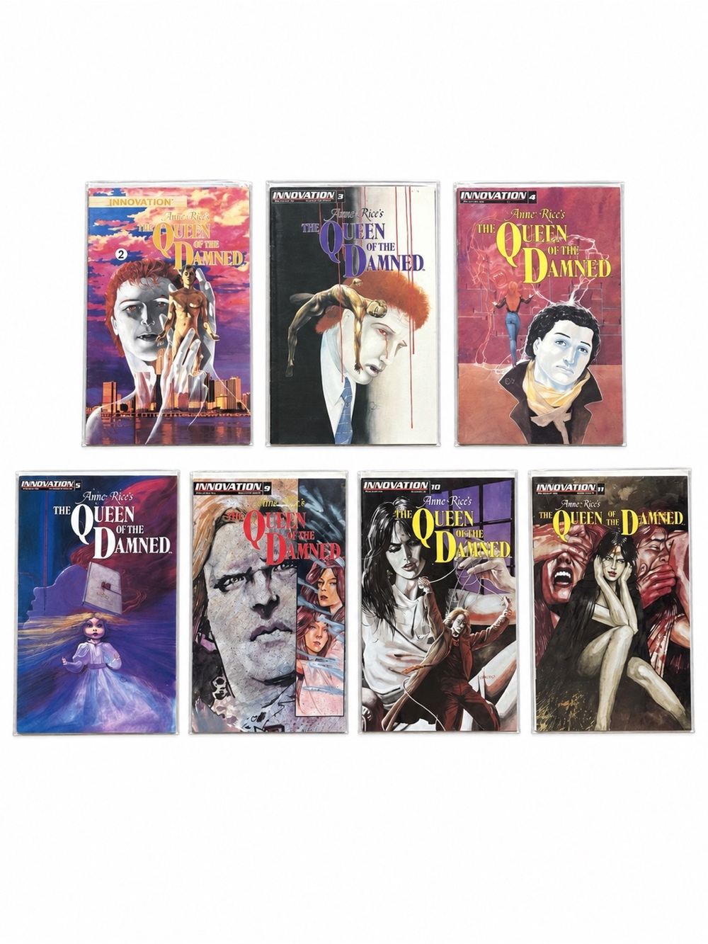 Anne Rice Queen of the Damned Comic Books Lot of 7 Innovation #2ā5 #9ā11